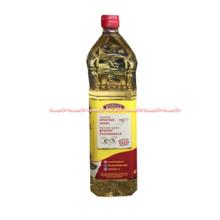 Borges Sunflower Oil 1L Minyak Goreng Biji Bunga Matahari Eco Bottle Bor Gess Sun Flower Cooking Oil Borgez Borgess 1 Litter