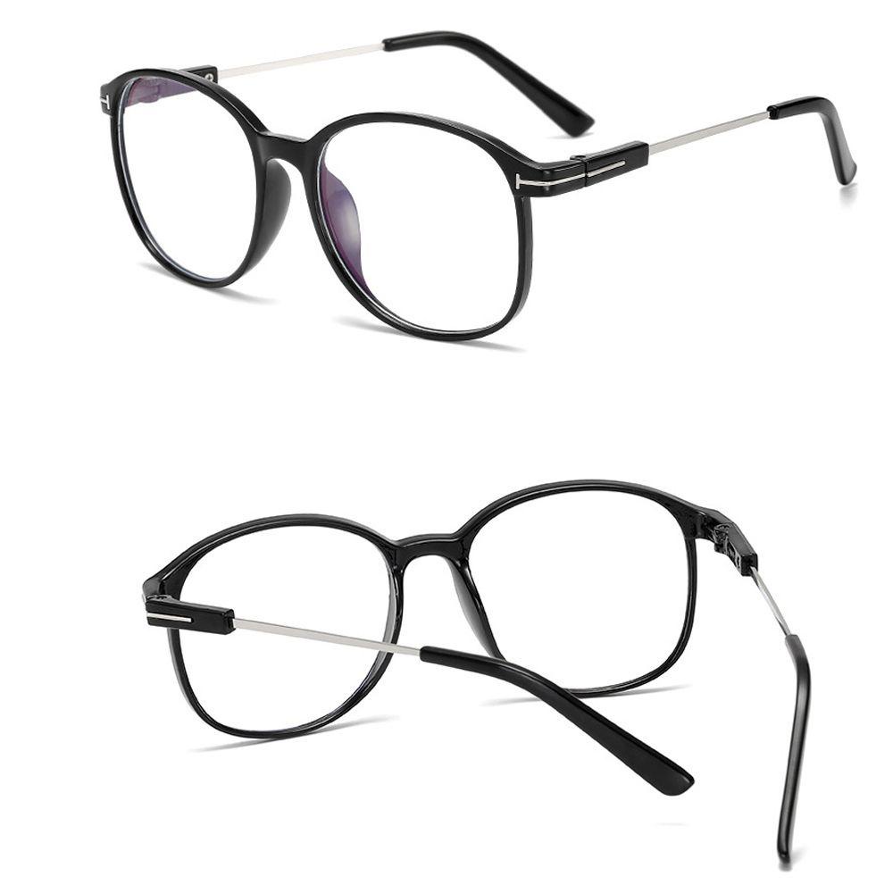 Mxbeauty Anti-Blue Light Kacamata Pria Wanita Fashion Vision Care Perlindungan Anti Biru Hitam Square Frame Eyewear