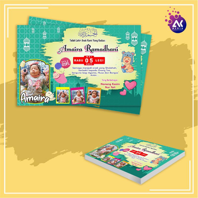 

Undanga aqiqah / Tasyakuran / Ultah / Kartu Nasi Harga murah