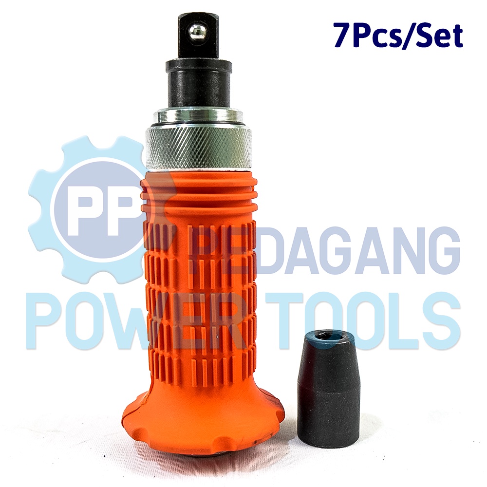 BISON OBENG KETOK SET 7 PCS IMPACT DRIVER SCREWDRIVER BIT PLUS MINUS