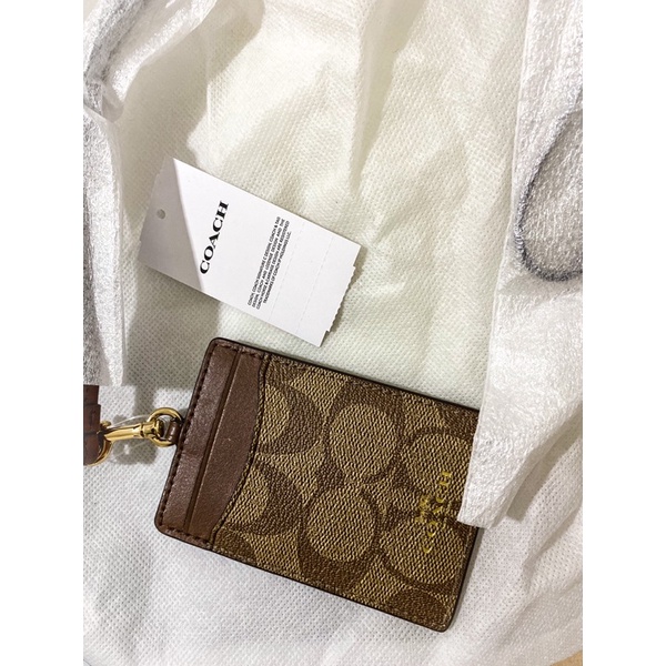 

Coach Signature Lanyard Authentic New