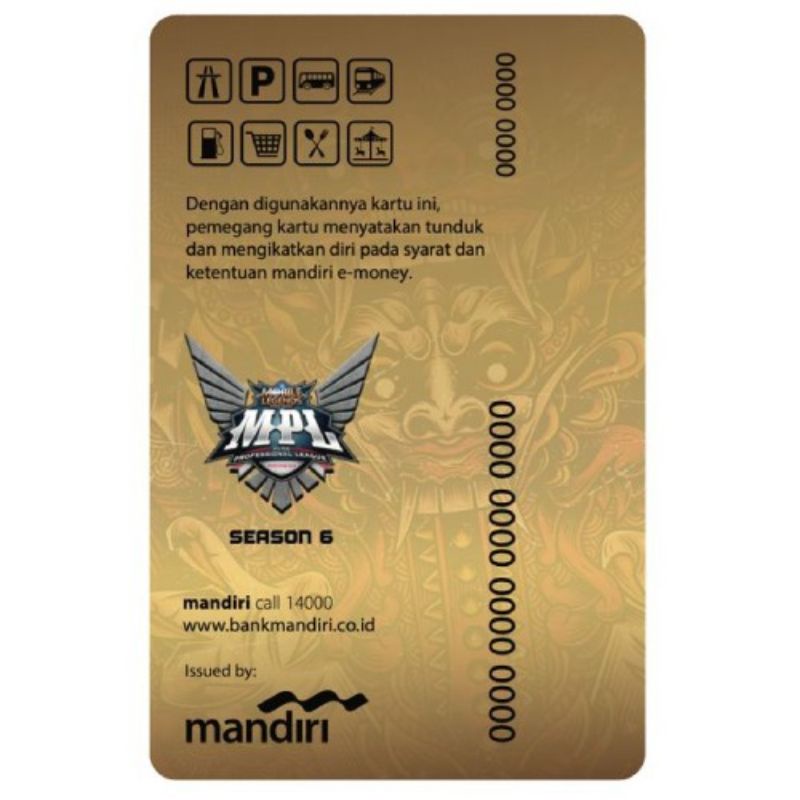 Mandiri eMoney GATOTKACA Mobile Legend - Gatot Kaca