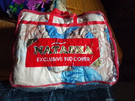 Promo [ Cod ] Natasha Bad Cover Lengkap Dengan Sprei King Size 180x200 Terlaris Free Ongkir