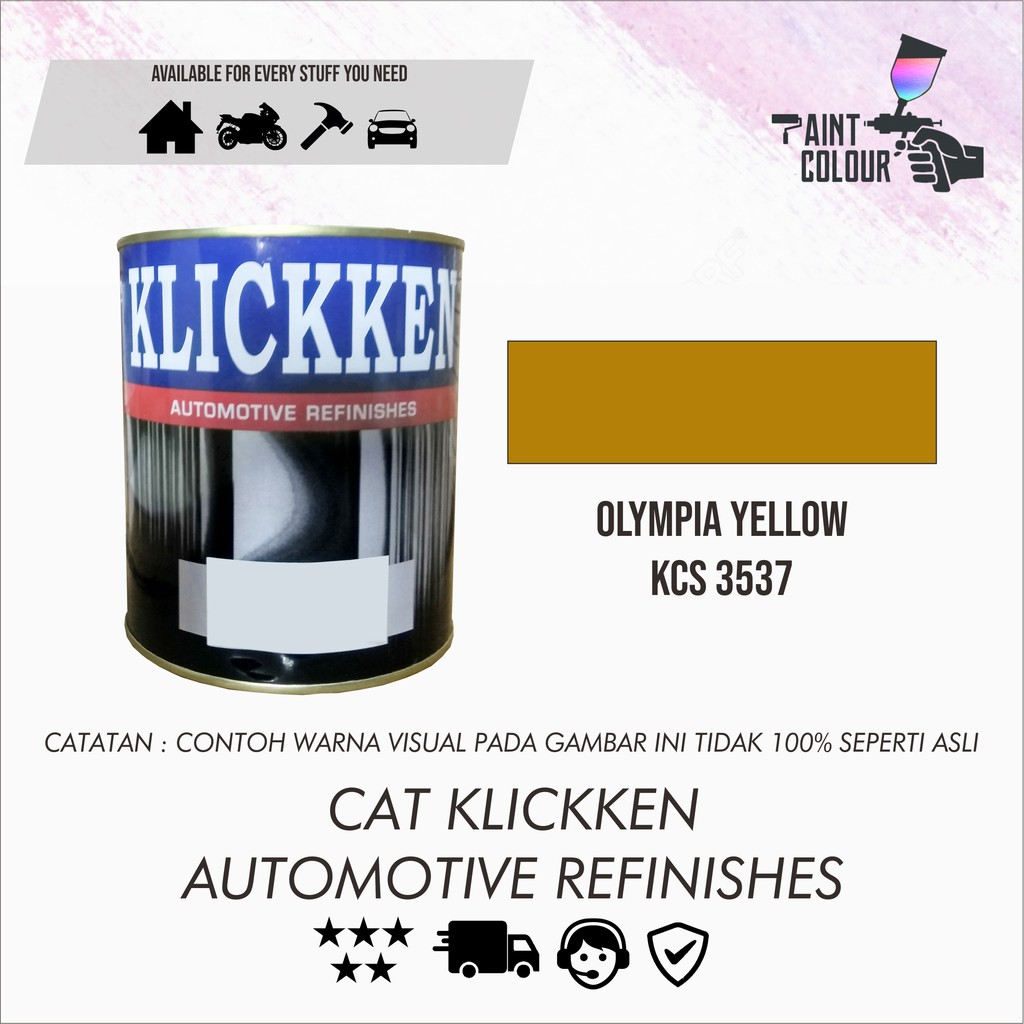 Cat Klickken Automotive Refinishes - Olympia Yellow KCS 3537