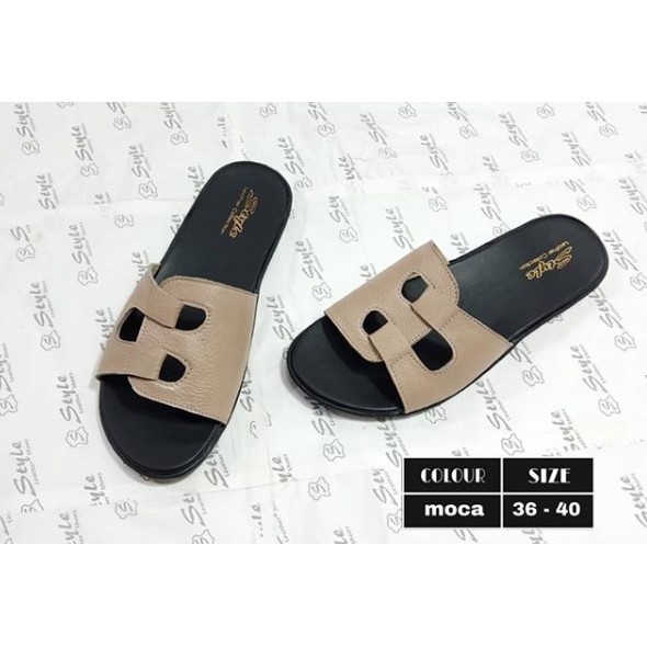 Sendal Wanita Kulit Original Kerajinan Kulit Garut