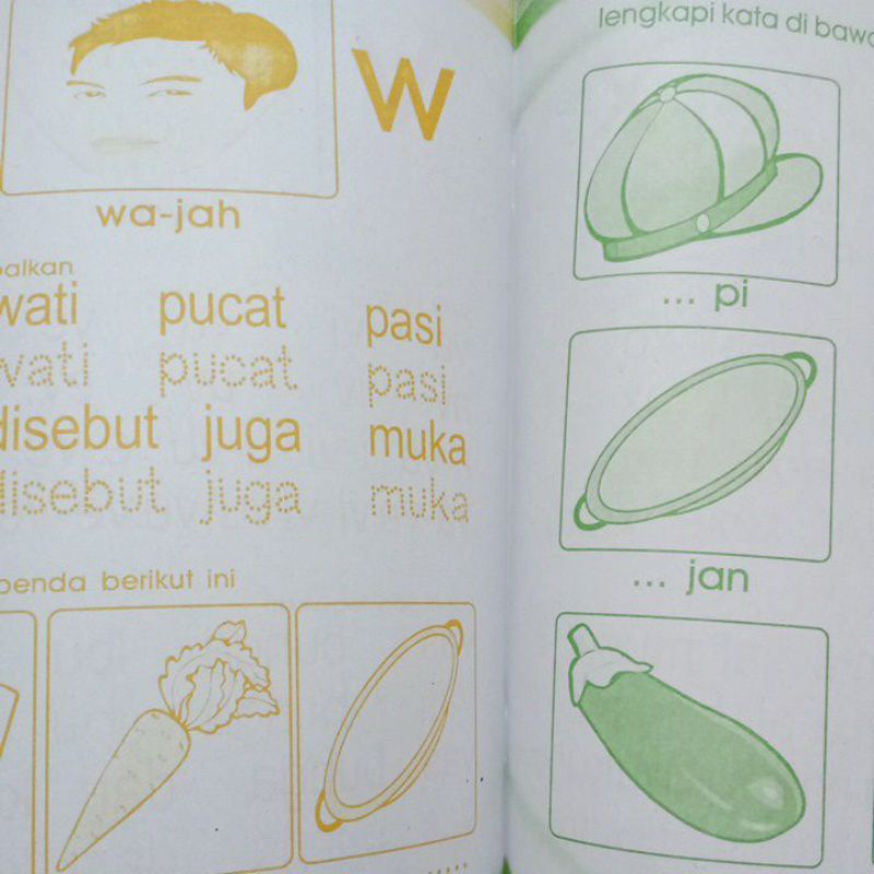 Buku Anak Baca Tulis dan Kata Metode Aktif paud-Tk