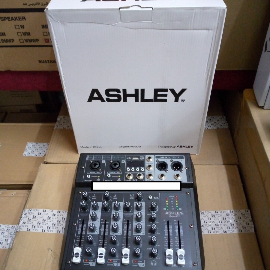 mixer 4ch audio Ashley Option402 Option 402 4CH usb bluetooth soundcar