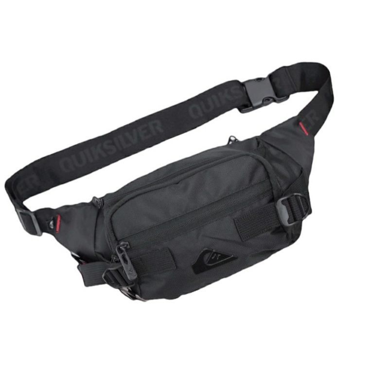 TAS QUIKSILVER WAISTBAG QUIKSILVER TAS SELEMPANG QUIKSILVER LOGO BESI