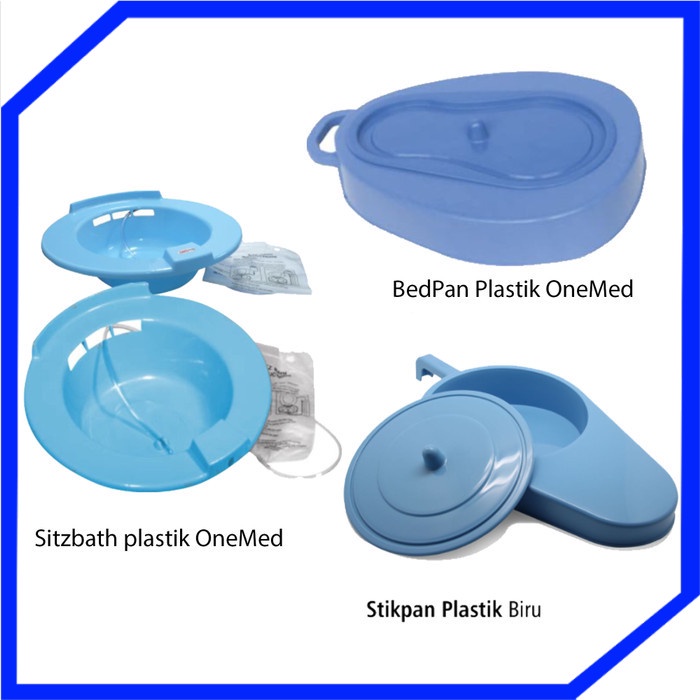 Tempat Buang Air Besar / Stikpan / BedPan / Sitzbath plastik OneMed