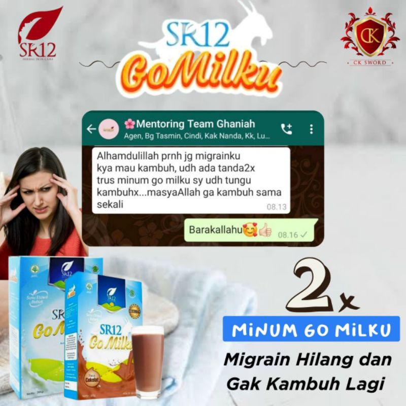 

GOMILKU SR12 RASA COKLAT / SUSU KAMBING / SUSU ETAWA KUALITAS PREMIUM / MENYEHATKAN TULANG / MENGONTROL KOLESTROL DARAH / MENJAGA KESEHTAN JANTUNG / MEMBANTU PENDERITA DIABETES HINGGA UNTUK GANGGUAN SALURAN PERNAFASAN