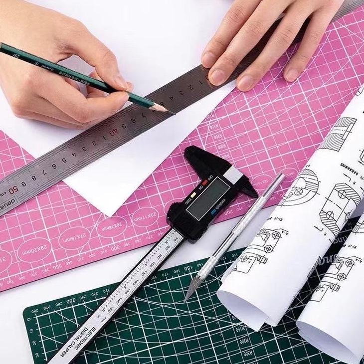 

Hot Sale - Alas Potong Ukuran A3 /A4 PVC Cutting Mat Cutting Pad Board Alat DIY Double Size