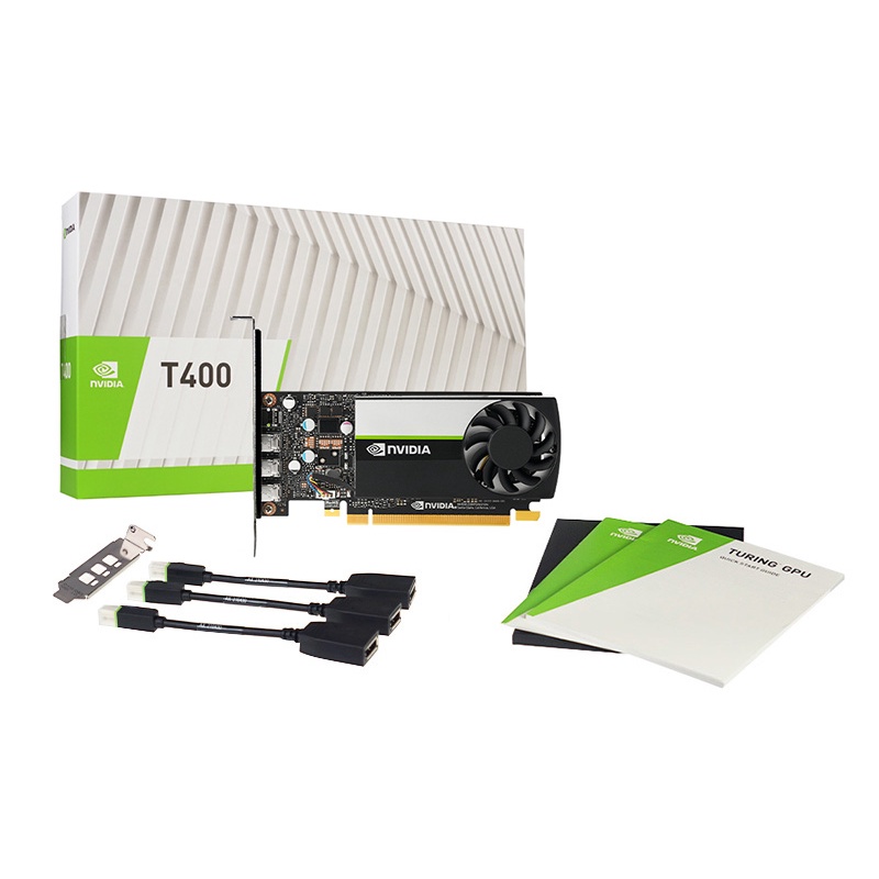 VGA LEADTEK NVIDIA QUADRO T400 2GB/4GB GDDR6 64-bit Support Low Profile