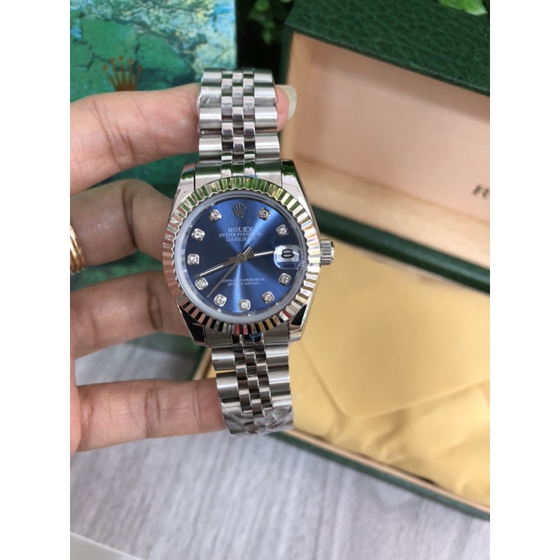 JAM ROLEX DATEJUST PLAT BIRU SZ 31MM/AUTOMATIC