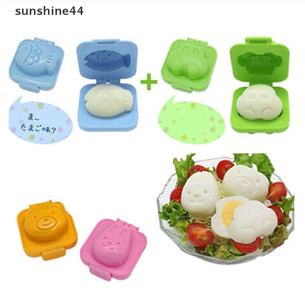 Sunshine Cetakan Nasi / Sushi / Telur Rebus DIY Bentuk Kartun