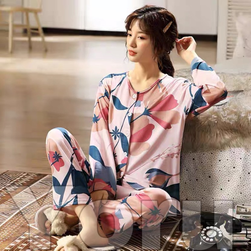 Pamelo.id Piyama Import PP 50 Corak Baju Tidur Import Pajamas Import Baju Tidur Murah-8