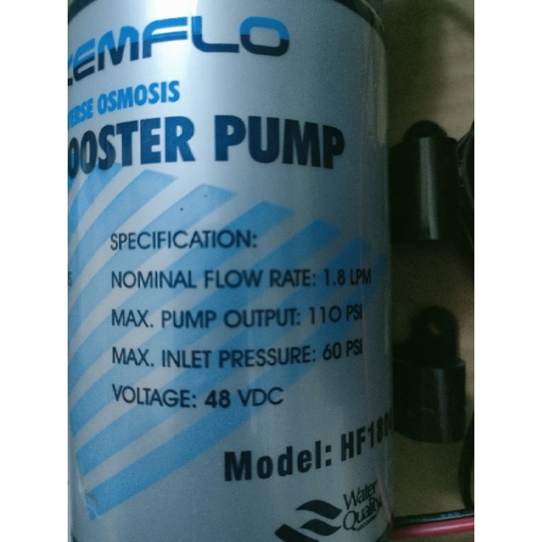 Pompa RO Kemflo 48V + Adaptor 2A/Booster Pump Reverse Osmosis