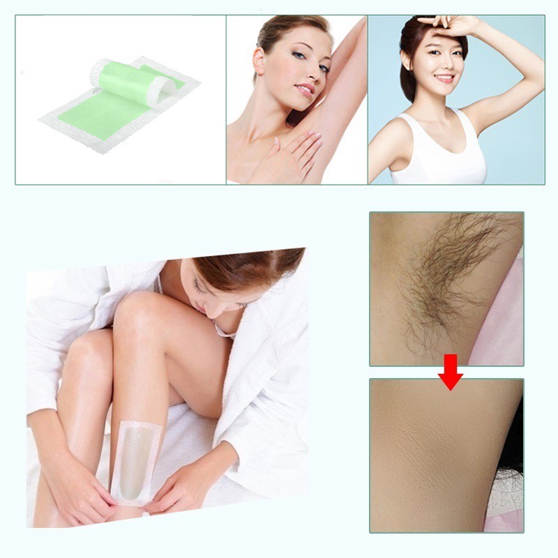 [1 Lembar] Kertas Penghilang Perontok Bulu Ketiak Kaki Dada Paper Wax Hair Removal