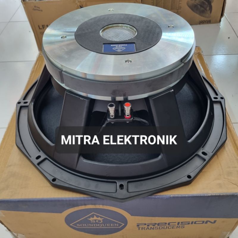 SPEAKER COMPONENT PD1850 SOUNDQUEEN 18JD VOICE COIL 5,3 INCH 2000WATT SOUNDQUEEN PD 1850 SOUNDQUEEN 