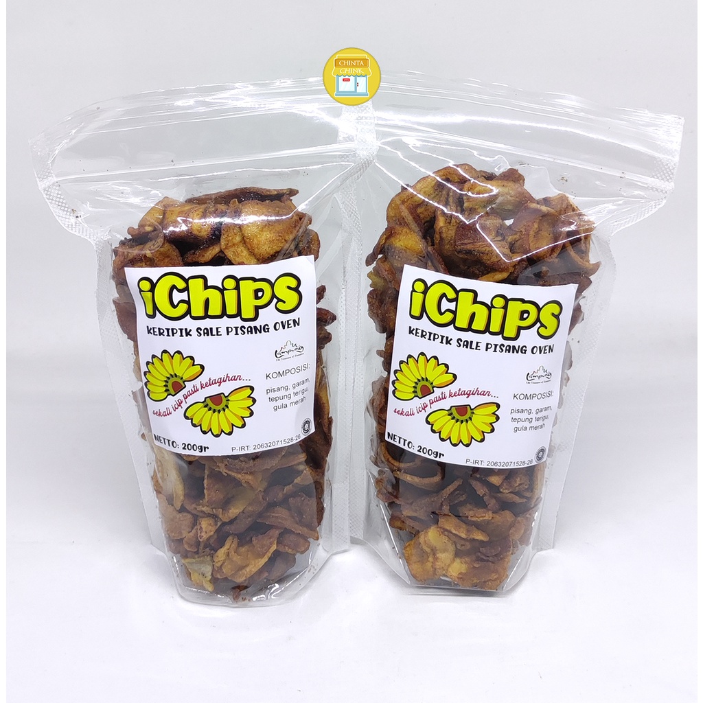 

Keripik Sale Pisang Oven iChips Manis Gurih Kemasan 200g