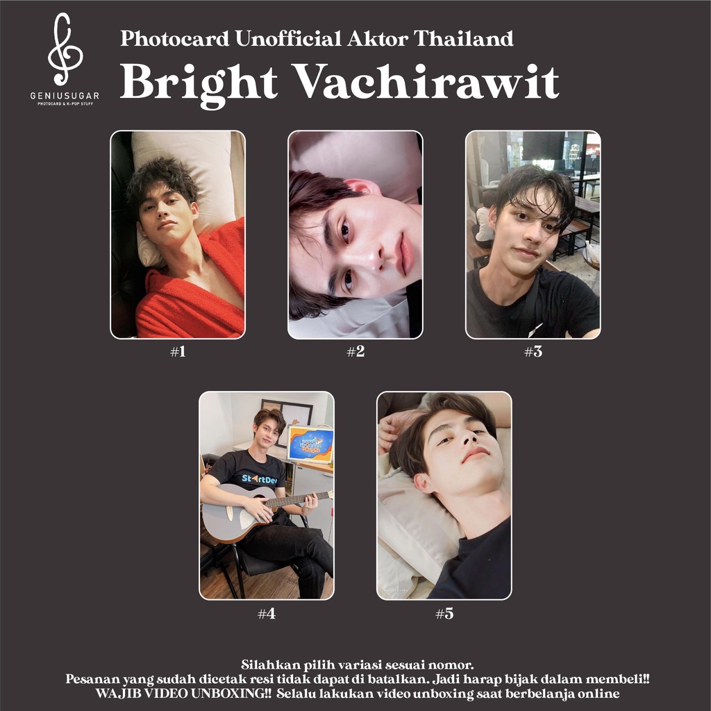 [AKTOR THAILAND] PHOTOCARD BRIGHT VACHIRAWIT FANMADE