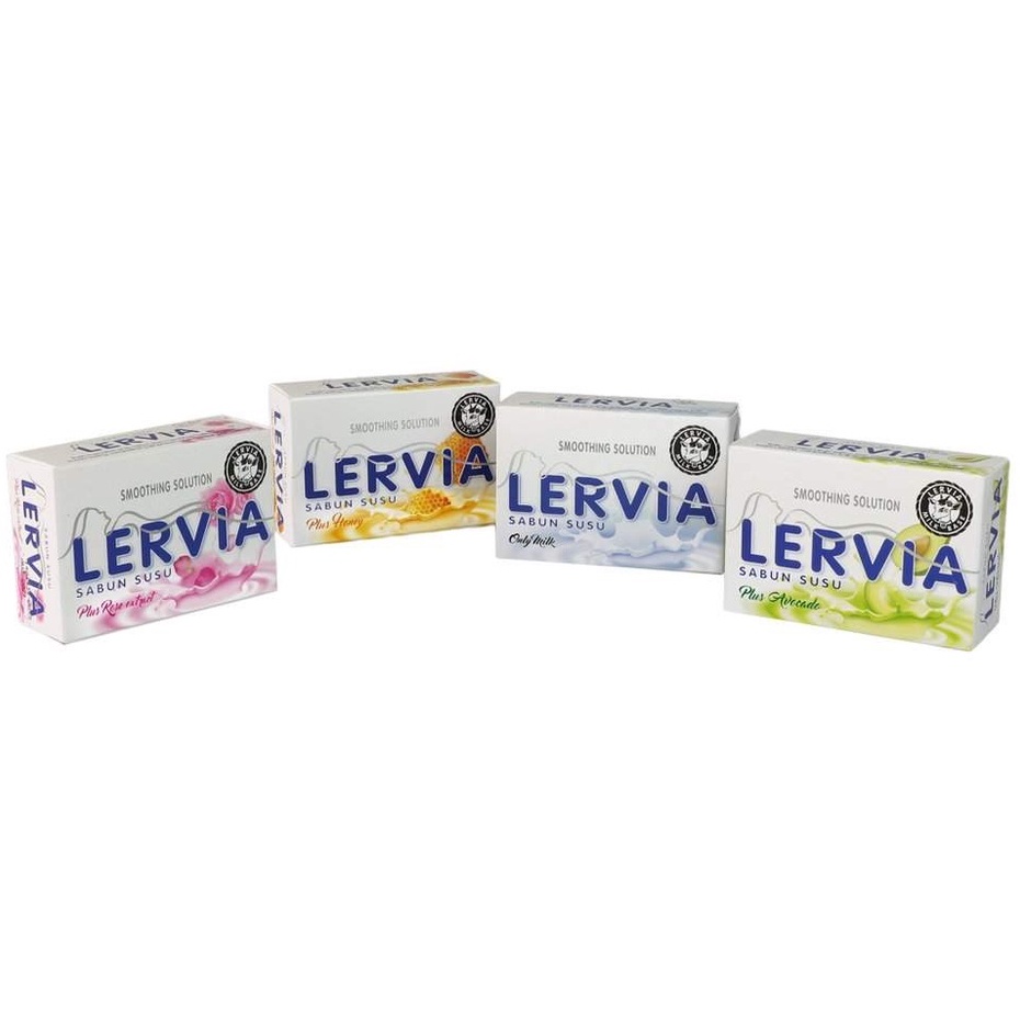 Lervia Sabun Mandi Sabun Susu Aroma 4 Variant 90gr Sabun Lervia Sabun Badan Harga Satuan