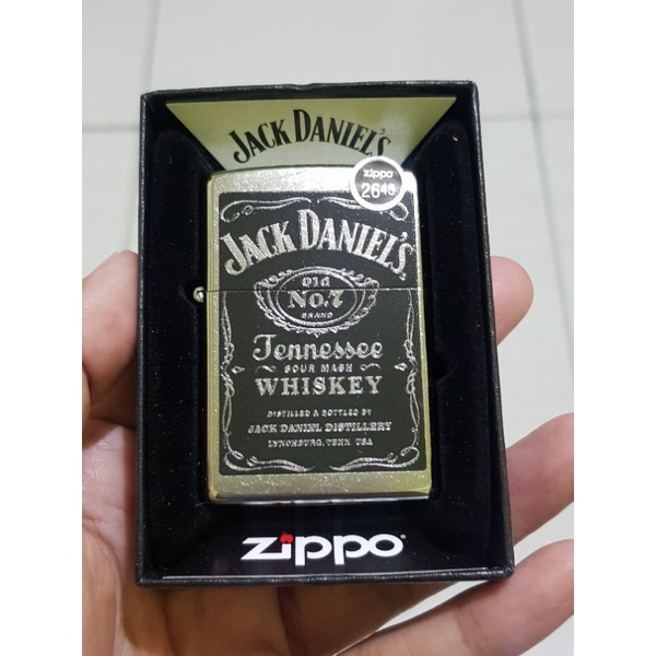 Zippo Original 24779 Jack Daniels Logo Street Chrome