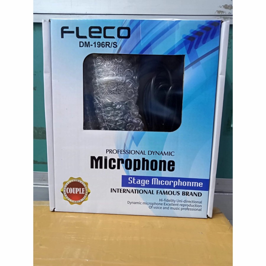 MIC FLECO DM 196R/S PROFESIONAL DYNAMIC MICROPHONE