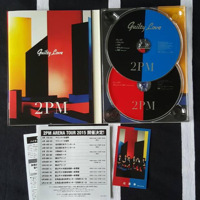 2PM GUILTY LOVE JAPAN LIMITED EDITION TYPE B ALBUM JUN. K NICHKHUN TAECYEON WOOYOUNG JUNHO CHANSUNG