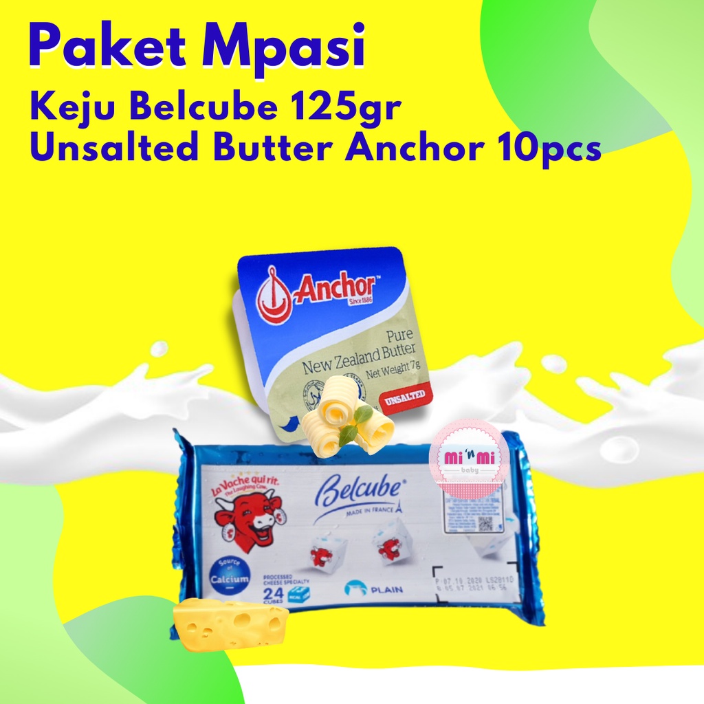 Paket mpasi bayi 6 bulan paket mpasi bayi lengkap keju bayi keju mpasi keju plain keju belcube & uns