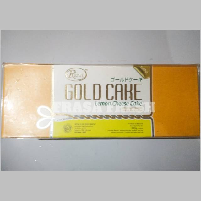 

RIOUS GOLDCAKE MINI LEMON CHEESE CAKE 200gr