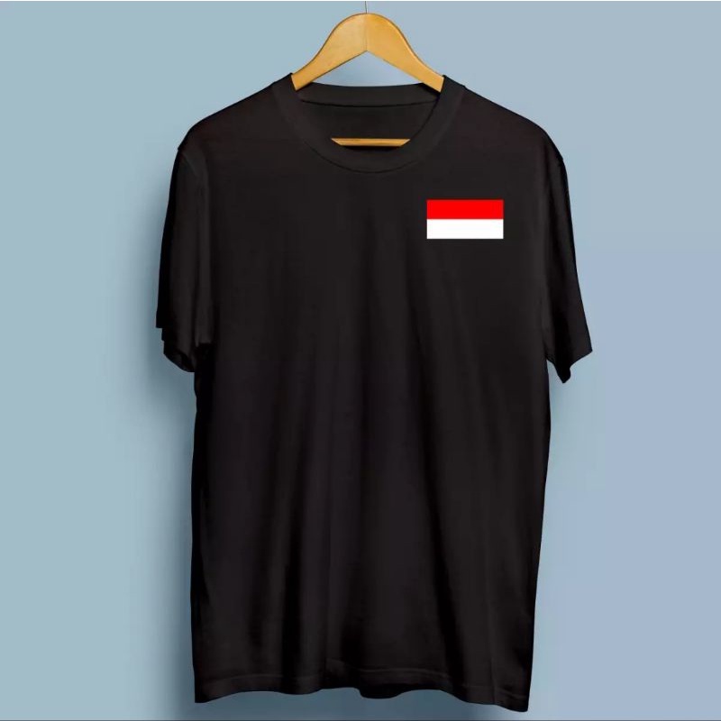 KAOS LOGO BENDERA MERAH PUTIH LOGO DADA SIMPLE