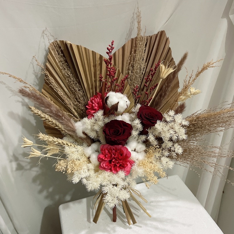 Wedding Bouquet Dried and Preserved Flowers / Wedding Bouquet Rustic / Buket Bunga Wedding / Buket W