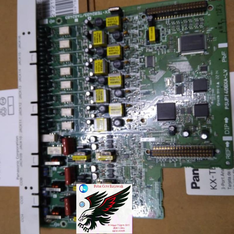 KXHT-82483 Card PABX Panasonic TES 824 TEM Kapasitas 3 line 8 Ext Secon/Bekas Mulus
