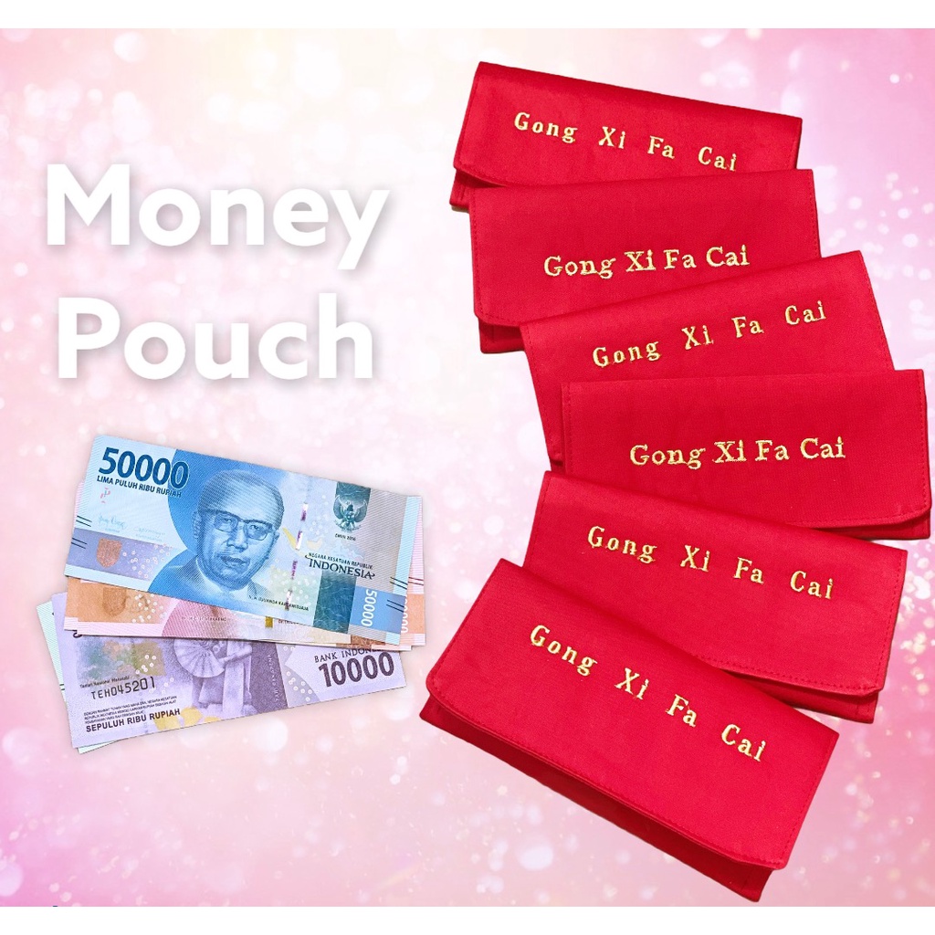 Fawn’G Handmade - Money Pouch Angpao CNY Imlek Gong xi fa Cai / Angpau Bordir