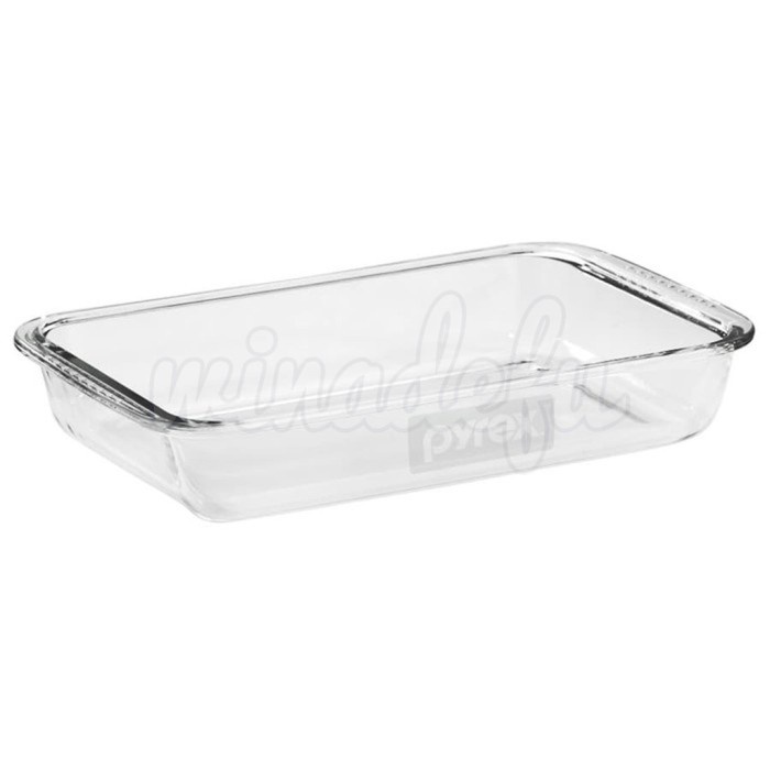 Loyang Kaca - Loyang Kaca Pyrex 2.8L Oblong Dish Persegi Panjang Tahan Panas