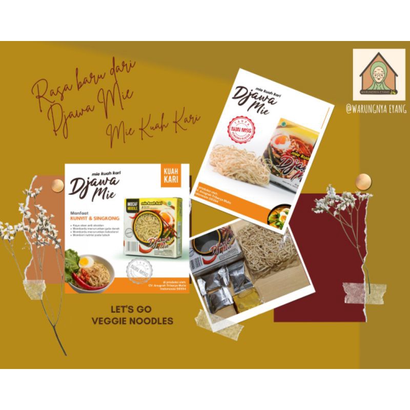 Mie Mocaf Djawa Mie Kuah Kari