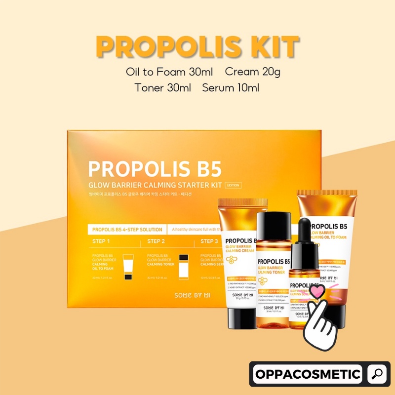 SOMEBYMI Propolis B5 Glow Barrier Calming Starter Kit