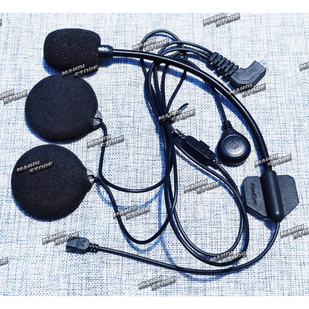 Service Kit Speaker Set Soft Mic Hard Mic Full Face Fullface Halfface Bluetooth Helm Intercom Parani M10 A10 A20 by Sena Not Cardo Freedconn Maxto Ejeas