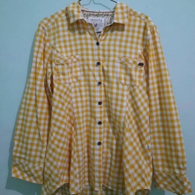 Preloved Atasan Wanita Kuning Corniche