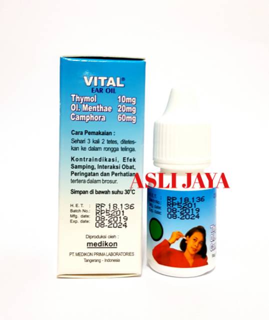 Vital Ear Oil - Obat Tetes Telinga