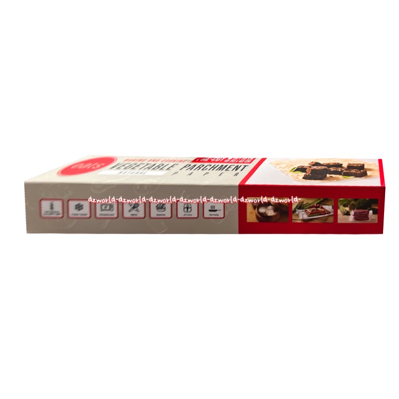 Eats Baking And Cooking 30X40cm Vegetable Parchment Natural White Paper Kertas Baking Kertas Minyak Untuk Oven Panggang Kue Eat Baking Cooking Kertas Kue  Warna Coklat Putih Krem