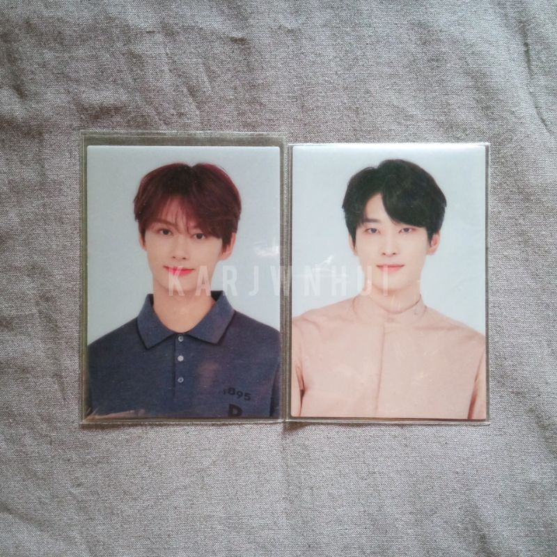 Trading Card Jun Wonwoo Japan Dome Tour Shitajiki (SET ONLY) TC SEVENTEEN