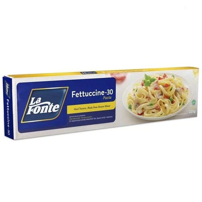 

LaFonte Fettuccine-30 Pasta 225gr La Fonte Panjang dan Tebal