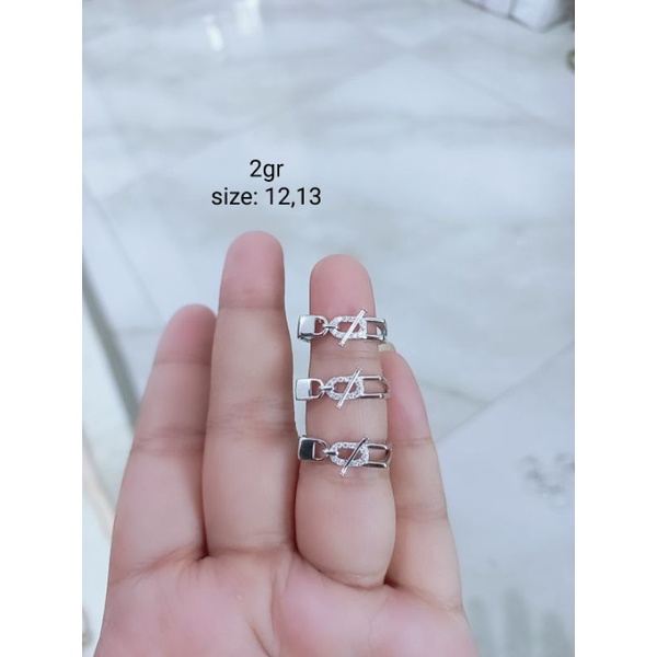 CINCIN PERAK ASLI 925 LAPIS EMAS/CINCIN CART*R MATA/CINCIN ASLI SILVER 925/CINCIN FASHION WANITA