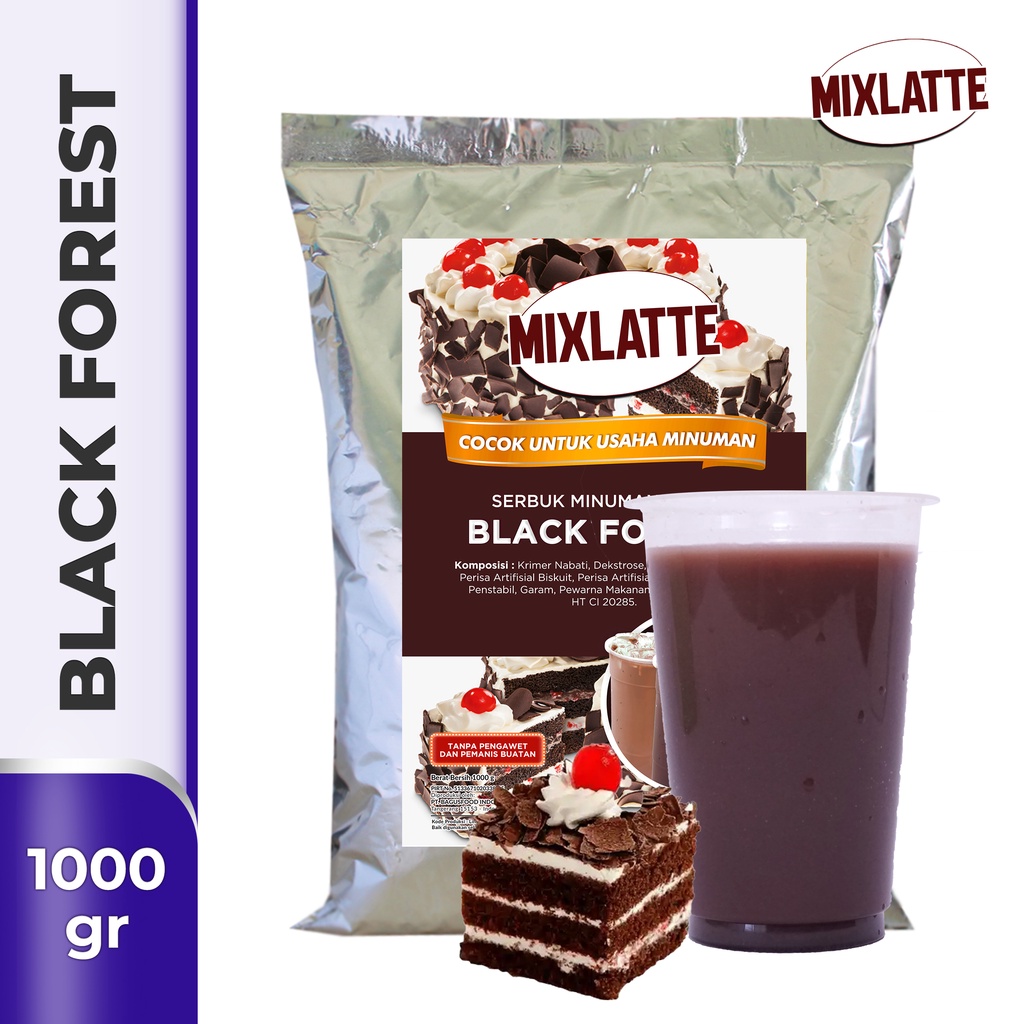 

Powder Drink Bubuk Minuman Rasa BLACKFOREST MIXLATTE 1Kg