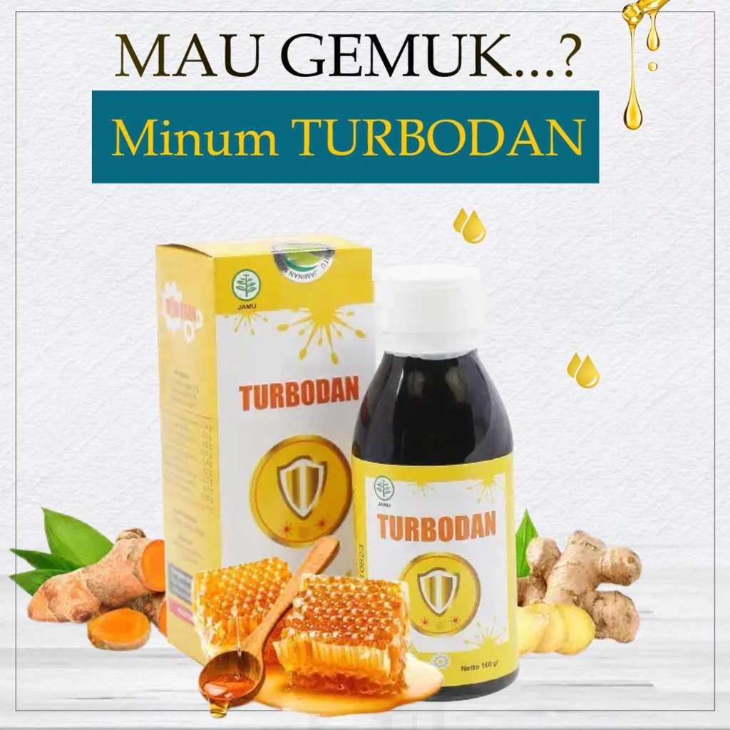 Herbal penggemuk Badan Turbodan / madu penambah berat badan penggemuk badan cepat