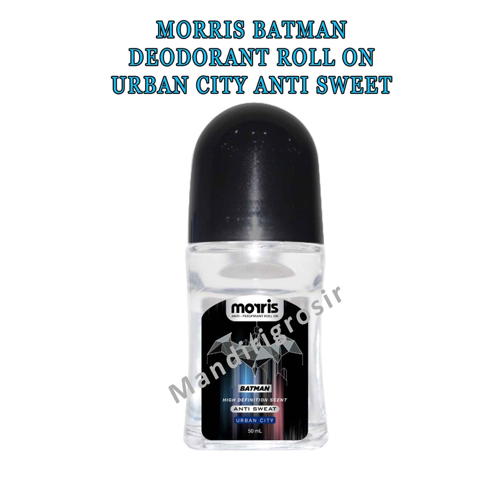 Morris Deodorant Batman * Deodorant Morris * Anti Sweat * Urban City Roll On