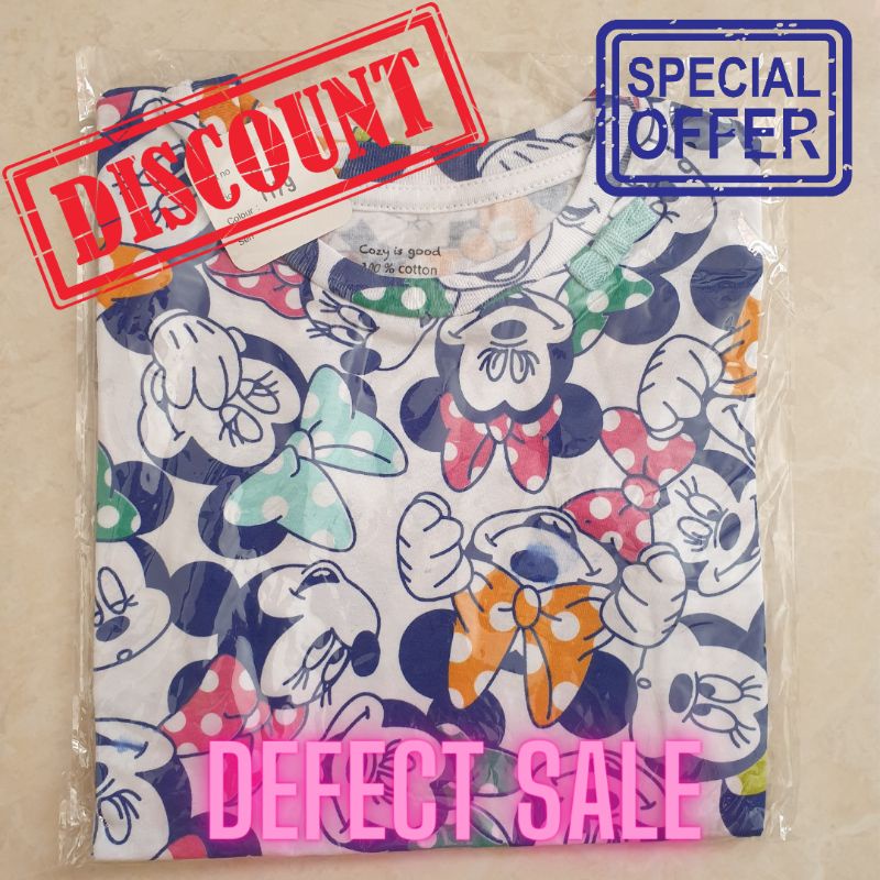 Kaos Print Tee DEFECT SALE