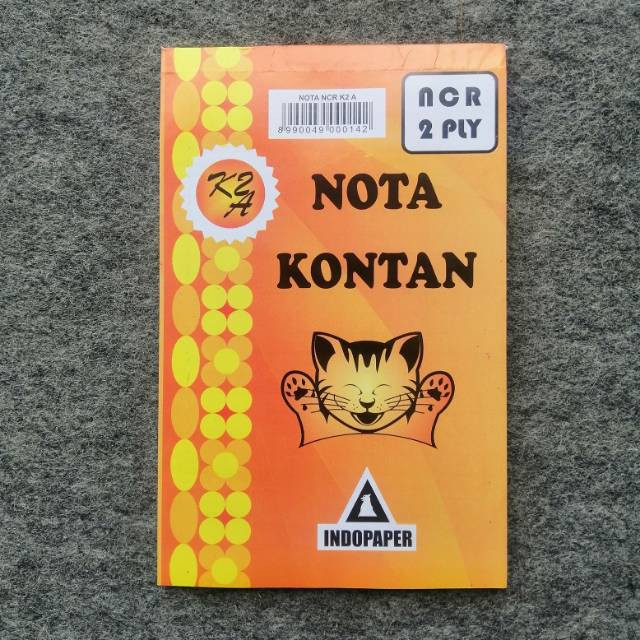 

3 Nota 2 Ply NCR Ukuran Kecil 1/4 Folio Indopaper K2A