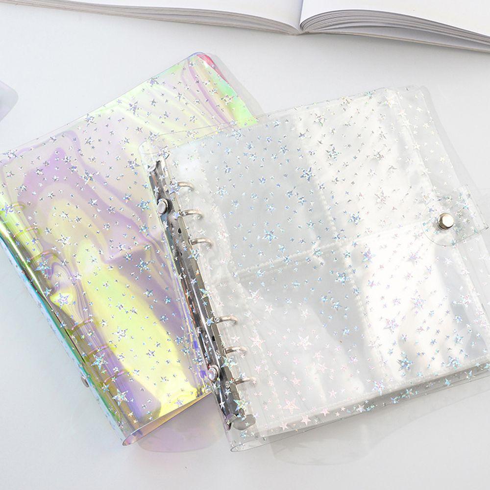 Agustinina Album Foto Soft PVC Bling Cover Gambar Case Jelly Color Album Card Stock Card Holder Binders Albums